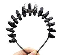 Serre-tête femme en cristal de quartz avec pierre naturelle pour décoration de tête Style bohème Couronne pour fête de mariage