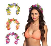SERRE-TÊTE FLEURS SYNTHÉTIQUES HAWAÏ Multicolore