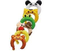 Serre-tête gonflable animaux en aluminium (x6) REF/14041