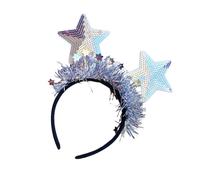 Serre-tête gothique fantaisie à pompons en forme de paillettes pour le réveillon du Nouvel An et un événement à thème