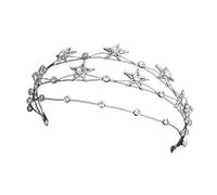 Serre-tête grec unique en forme d'étoile en strass pour filles, modèle défilé de mode, bijoux de fête de mariage
