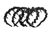 Serre-tête Griffe pour Femmes, Bandeau Vintage À Perles Artificielles Avec Monture Haute, Bandeaux Anti-Dérapants Pour Femmes Filles Mariées Danseuses Anniversaire Mariage Fête Voyage Yoga Fitness Cou