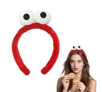 Serre Tete Halloween, Serre Tête de Monstre Miettes, Bandeaux D'halloween, Accessoire de Costume Monstre Miettes, Bandeau Monstre Miettes, pour Carnaval Halloween Mascarade (Rouge, Taille unique)