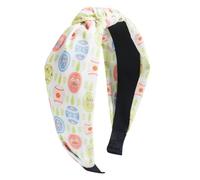 Serre-tête Happy Easter - Bandeau noué pour filles | Bandeau de Pâques pour femme - Bandeau imprimé œuf de lapin pour printemps