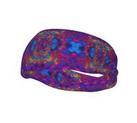 Serre-tête hippie Tie Dye pour cheveux, bandeau anti-transpiration, antidérapant, extensible, lavable