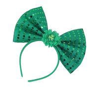 Serre-tête irlandais à la mode avec nœud vert - Accessoire de coiffure pour enfants et adultes