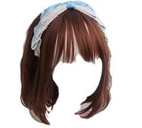 Serre-tête japonais avec gros nœud en dentelle pour femme princesse