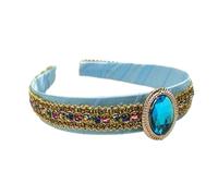 Serre-tête Jasmin pour filles avec grand cristal - Accessoire pour cheveux - Princesse arabe