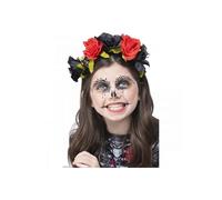 Serre-tête Jour des Morts Roses pour filles de Smiffys