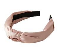 Serre-tête large noué tendance couleur unie anneau à cheveux vintage nœud torsadé turban accessoires pour cheveux