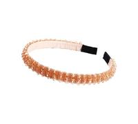 Serre-tête large pour femme - Bleu foncé - Motif floral - Accessoire pour cheveux courts et Oktoberfest