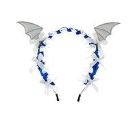 Serre-tête léger en dentelle avec oreilles de chauve-souris structurées et design confortable pour un usage prolongé en congrès