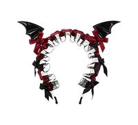 Serre-tête léger en dentelle avec oreilles de chauve-souris structurées et design confortable pour un usage prolongé en congrès