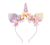Serre tete licorne lilas paillettes