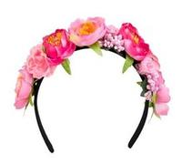 serre-tête lotus rose adulte - boland 52218 Rose G