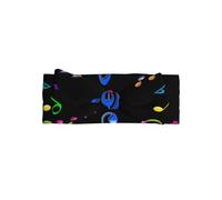 Serre-tête mignon coloré pentatonique imprimé musique bébé nœud - délicat et sensible pour les nouveau-nés, bandeaux en nylon extensible