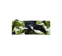 Serre-tête mignon et délicat pour bébé - Adorable corbeaux sur l'arbre imprimé, parfait pour les petites filles de 0 à 6 mois