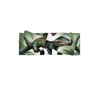 Serre-tête mignon et délicat pour bébé - Adorable imprimé dinosaure empoisonné, parfait pour les petites filles de 0 à 6 mois