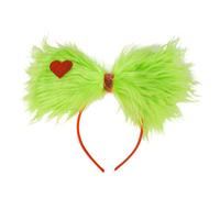 Serre-tête monstre vert - Accessoires pour cheveux - Pour fête, costume festif - 25 x 20 cm