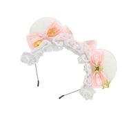 Serre-tête multifonctionnel et élégant pour laver le visage - Bandeau confortable pour tous les jours et les fêtes - Bandeau d'oreille d'ours pour enfants