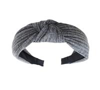 Serre-tête noué pour femme en tissu tricoté tendance avec tête de mort pour le lavage du visage et les soins quotidiens de la peau