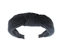 Serre-tête noué pour femme en tissu tricoté tendance avec tête de mort pour le lavage du visage et les soins quotidiens de la peau