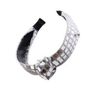 Serre-tête noué pour femme - Tendance - Paillettes - Tête de mort - Pour un usage formel et quotidien