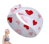 Serre-tête noué pour la Saint Valentin - En forme de cœur - Pour l'automne et l'hiver - Élastique et respirant - Pour un usage , une fête