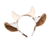 Serre-Tête Oreilles Animales Oreilles et Cornes de Vache Halloween Cosplay