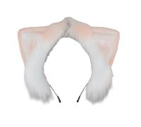 Serre-tête oreilles de chat en fausse fourrure pour cosplay, accessoire de fête, bal masqué, accessoires d'animation