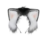 Serre-tête oreilles de chat en fausse fourrure pour cosplay, accessoire de fête, bal masqué, accessoires d'animation