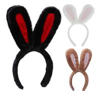 Serre-tête Oreilles De Lapin En Peluche, Bandeau Oreilles De Lapin, Coiffe De Pâques Couvre-chef Cosplay Lapin De Pâques Bandeau Oreilles De Lapin Mignon Pour Les Femmes Filles