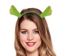 Serre-tête oreilles d'ogre vert - Accessoire de déguisement oreilles d'extraterrestre pour déguisement Ogre, Halloween, déguisement et fête - Unisexe - Taille unique