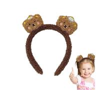 Serre-tête oreilles d'ours, anneau doux pour le maquillage | Accessoires décoratifs pour cheveux, couvre-chef amusant pour adolescentes pour le lavage du visage