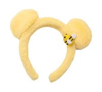 Serre-tête oreilles d'ours - Bandeau en peluche - 1 pièce - Coiffe d'animal pour les repas du soir - Boucle veloutée avec orbes rembourrés, accessoires de vêtements, pelucheux pour sorties, fêtes et