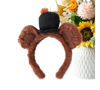 Serre-tête Oreilles d'Ours Brun Bandeau de toilette marron