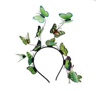 Serre-tête papillon 3D coloré pour femmes, filles, enfants, mariée, demoiselle d'honneur, mariage, fête de mariage, accessoire de cheveux pour Halloween, cosplay