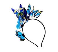 Serre-tête papillon coloré 3D avec pinces à cheveux pour fête de mariage, demoiselle d'honneur, festival, accessoire de cheveux pour femmes, filles, Halloween, cosplay