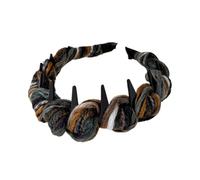 Serre-tête Peigne,Accessoires Capillaires à Picots Anti-Glisse | Bandeaux Femme Large en Laine Enroulée,Pour Femmes Adolescentes Maison Voyage Événement Transport