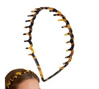 Serre-tête Peigne - Bandeau en Forme de U avec Peignes - Bandeau cranien haut - Pour Quotidien, École, Maison, Mariage, Voyage, Plage, Running, Vacances