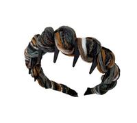 Serre-tête Peigne - Bandeau Large Anti-Dérapant avec Picots | Serre-tête Fille Large en Laine | Pour Femmes et Adolescents Maquillage Maison Voyage Coiffure