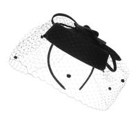 Serre-Tete Pillbox noir One Size