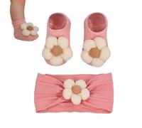 Serre-tête pour cheveux avec fleurs, ensemble de bandes de coton et pour et filles, idéal pour la maison de marche en plein air, anniversaire et services photographiques