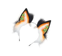 Serre-tête pour costume de personnage d'anime - Cadre pliable - Oreilles en peluche - Accessoire de fête à thème - Accessoire de fête - Anime Expo - Jeu de rôle - Accessoire essentiel en peluche