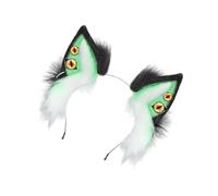 Serre-tête pour costume de personnage d'anime - Cadre pliable - Oreilles en peluche - Accessoire de fête à thème - Accessoire de fête - Anime Expo - Jeu de rôle - Accessoire essentiel en peluche