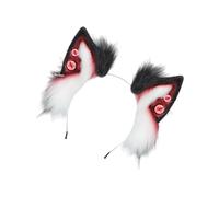 Serre-tête pour costume de personnage d'anime - Cadre pliable - Oreilles en peluche - Accessoire de fête à thème - Accessoire de fête - Anime Expo - Jeu de rôle - Accessoire essentiel en peluche