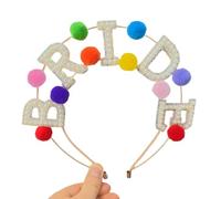 Serre-tête pour enterrement de vie de jeune fille, fête de mariage, bandeau de mariée avec perles artificielles, style baroque