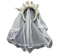 Serre-tête pour enterrement de vie de jeune fille, robe de mariée, perles artificielles, lettres de mariée, bandeau pour cheveux BrideToBe