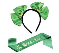 Serre-tête pour femme avec inscription « Happy Saint Patrick »