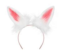 Serre-tête pour femme, joli serre-tête en peluche avec oreilles de lapin, pince à cheveux encastrable, pour un usage quotidien